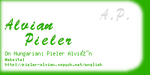 alvian pieler business card